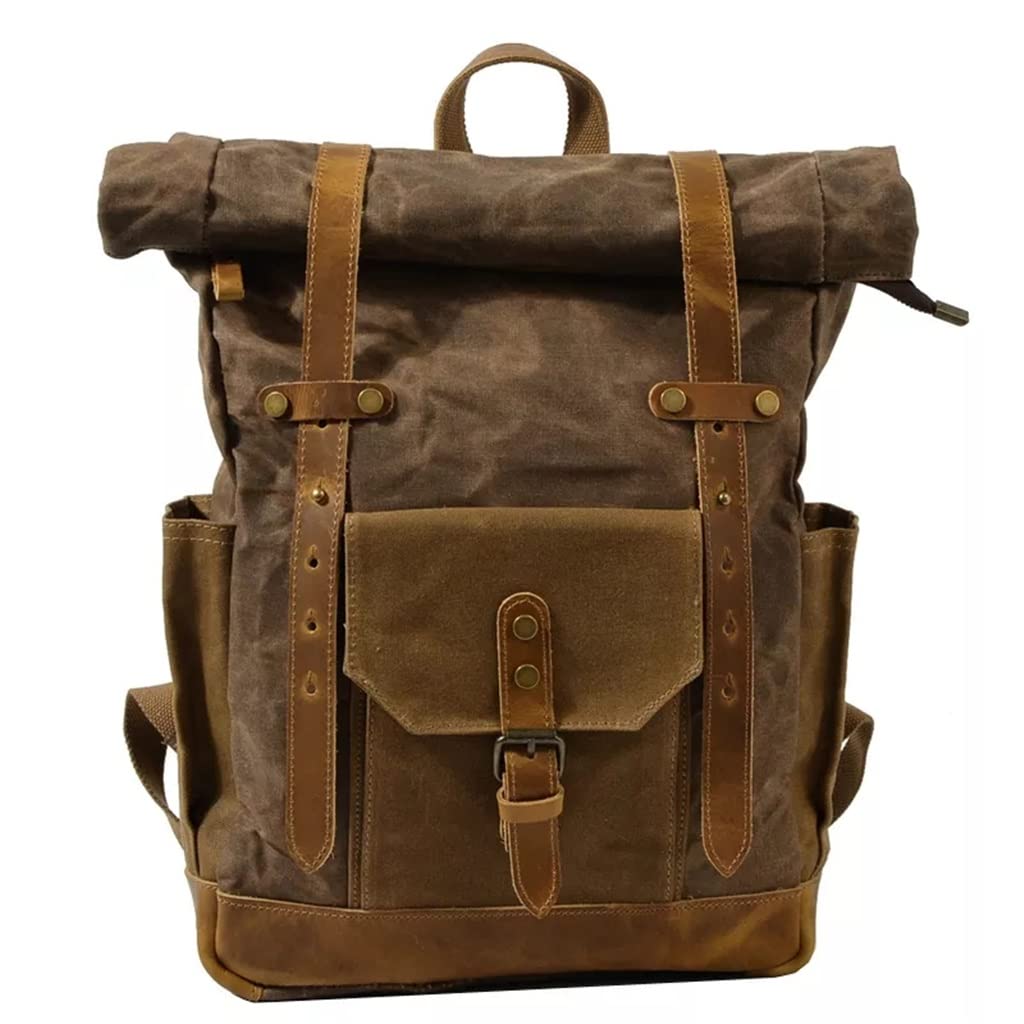 Backpacks Photography Waterproof Canvas Bag Retro Casual Travel Camera Backpack Men Shoulders Carrying Bags Fit 17" Laptop Case for DSLR