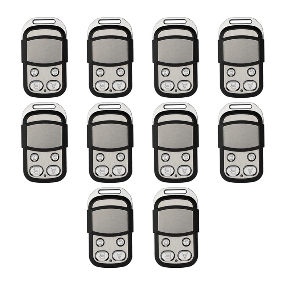Télécommande garage 433MHz compatible Moovo MT4 lot de 10 longue portée
