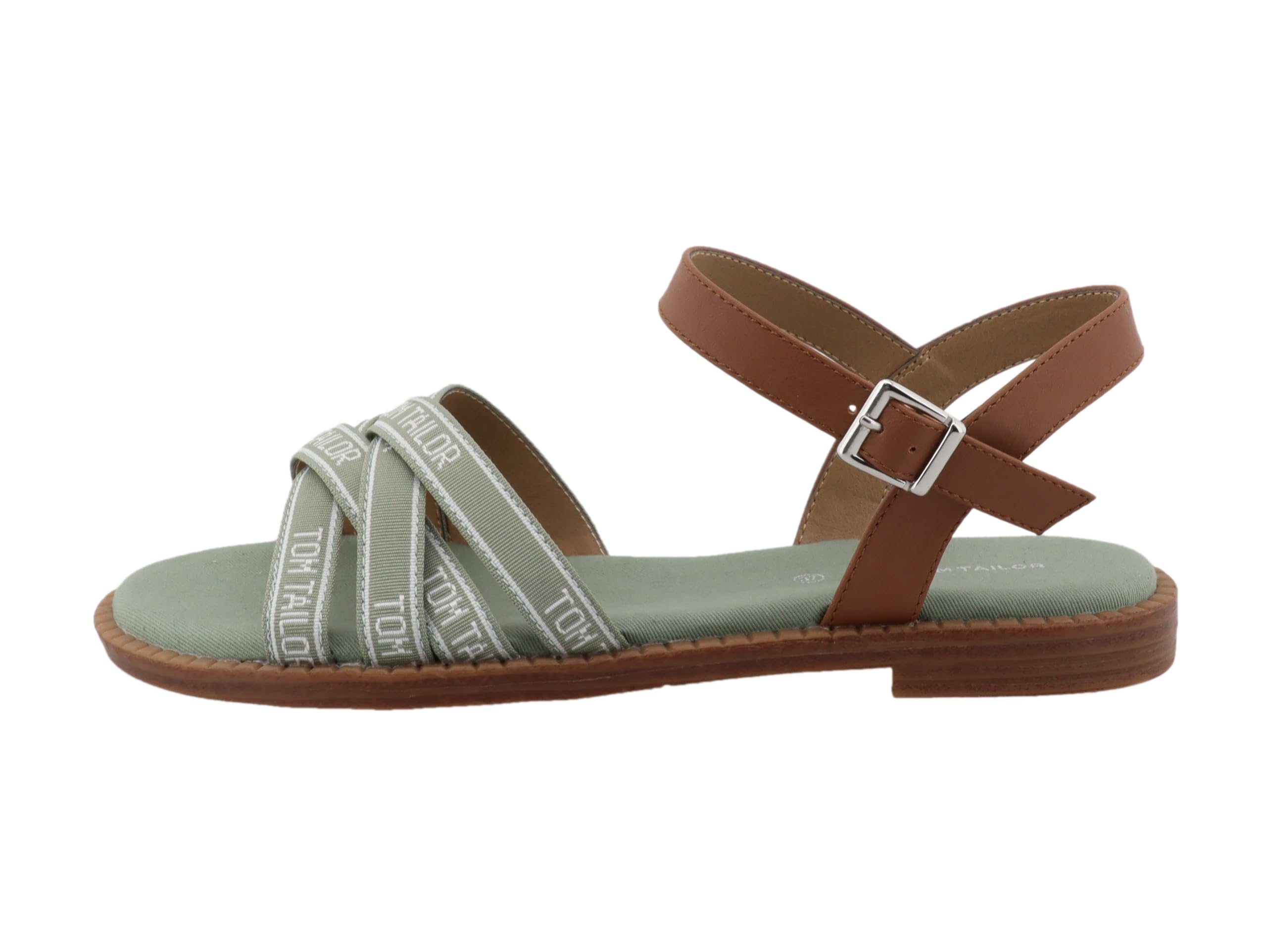 TOM TAILOR Women 9590040005 Sandal, Sage, 6 UK