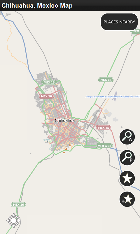 Map Chihuahua Mexico And Surrounding Areas Map Of The Chihuahuan