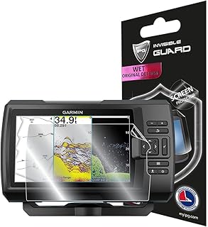 IPG For Garmin Striker Vivid 5cv Plus Scv 5" Fishfinder TouchScreen Screen Protector Invisible Ultra HD Clear Film Anti Scratch Skin Guard - Smooth/Self-Healing/Bubble -Free for Striker 5cv