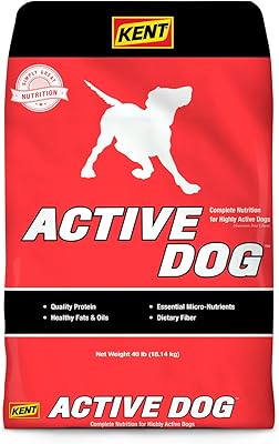 KENT 40lb Active Dog Food - Quality Protein and Essential Ingredients for Active Dogs