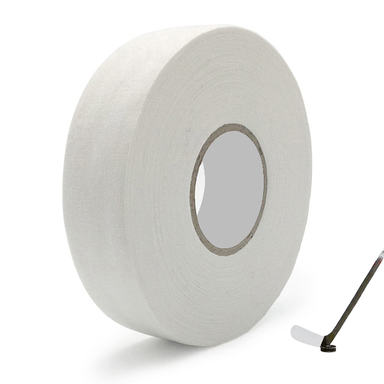 Ruban Adhésif de Hockey 25m x 2.5cm -Tape Hockey sur Glace - Ruban de Prise pour Hockey sur Glace, Hockey et Badminton