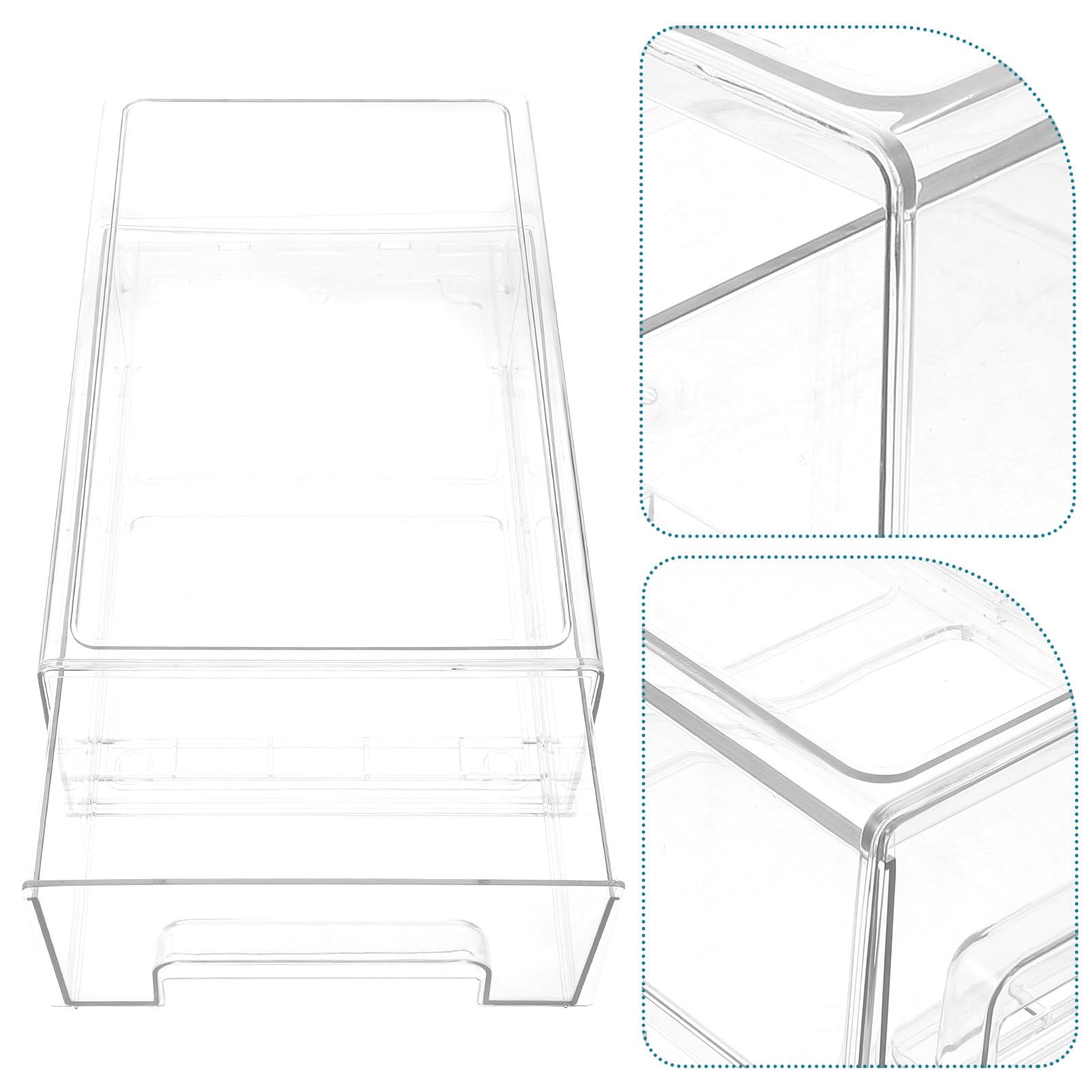 Organizer per Cassetto in Pet per Ufficio e Casa Design Semplice e Funzionale, Facile da Pulire, per Organizzare Trucco, Gioielli e Accessori Vari