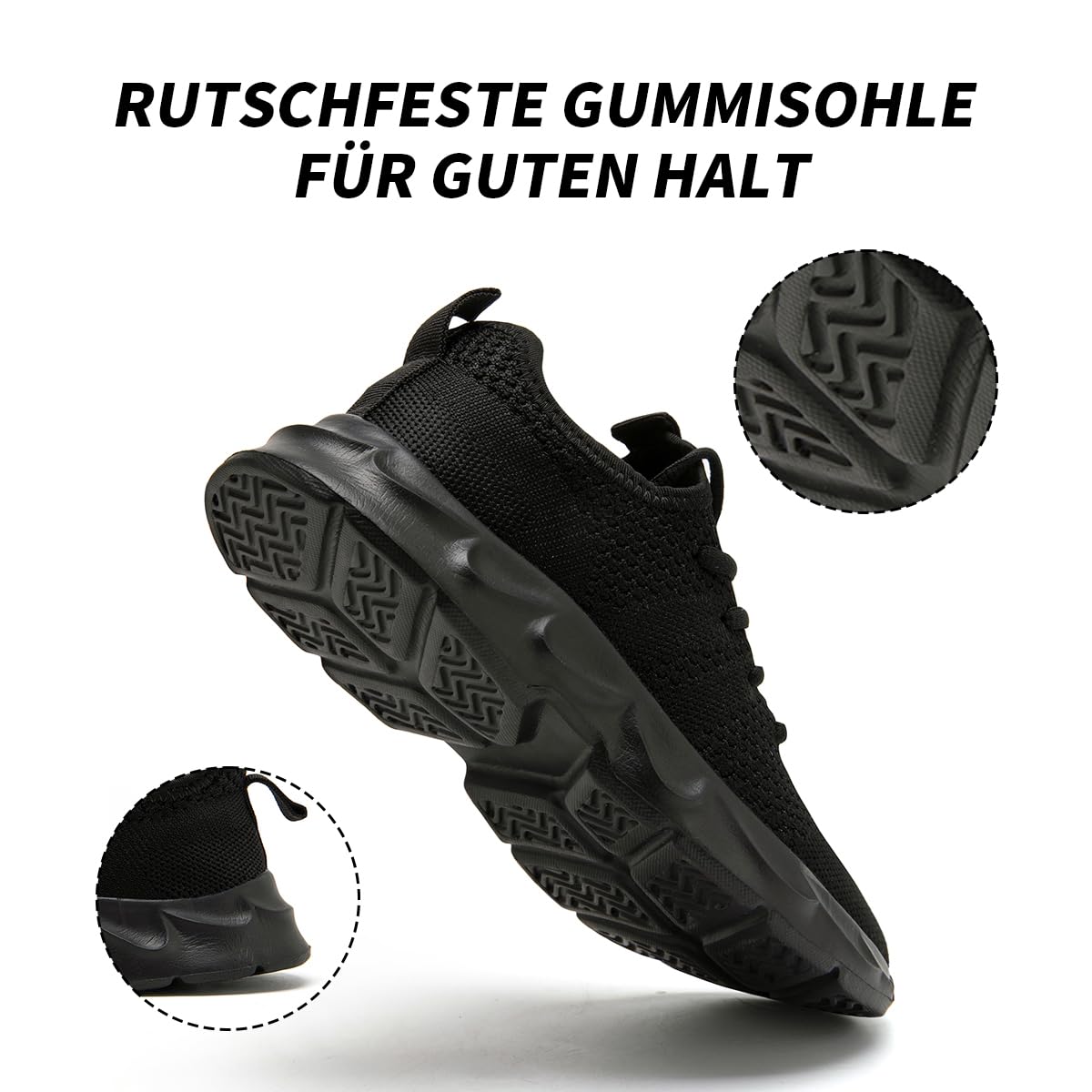 Sneaker Hombre Zapatillas Deporte Running Zapatos Correr Jogging Caminar Bambas Deportivas Casual Gimnasio Fitness Gym Atlético Tenis Moda Ligeros Transpirables Trabajo huhe
