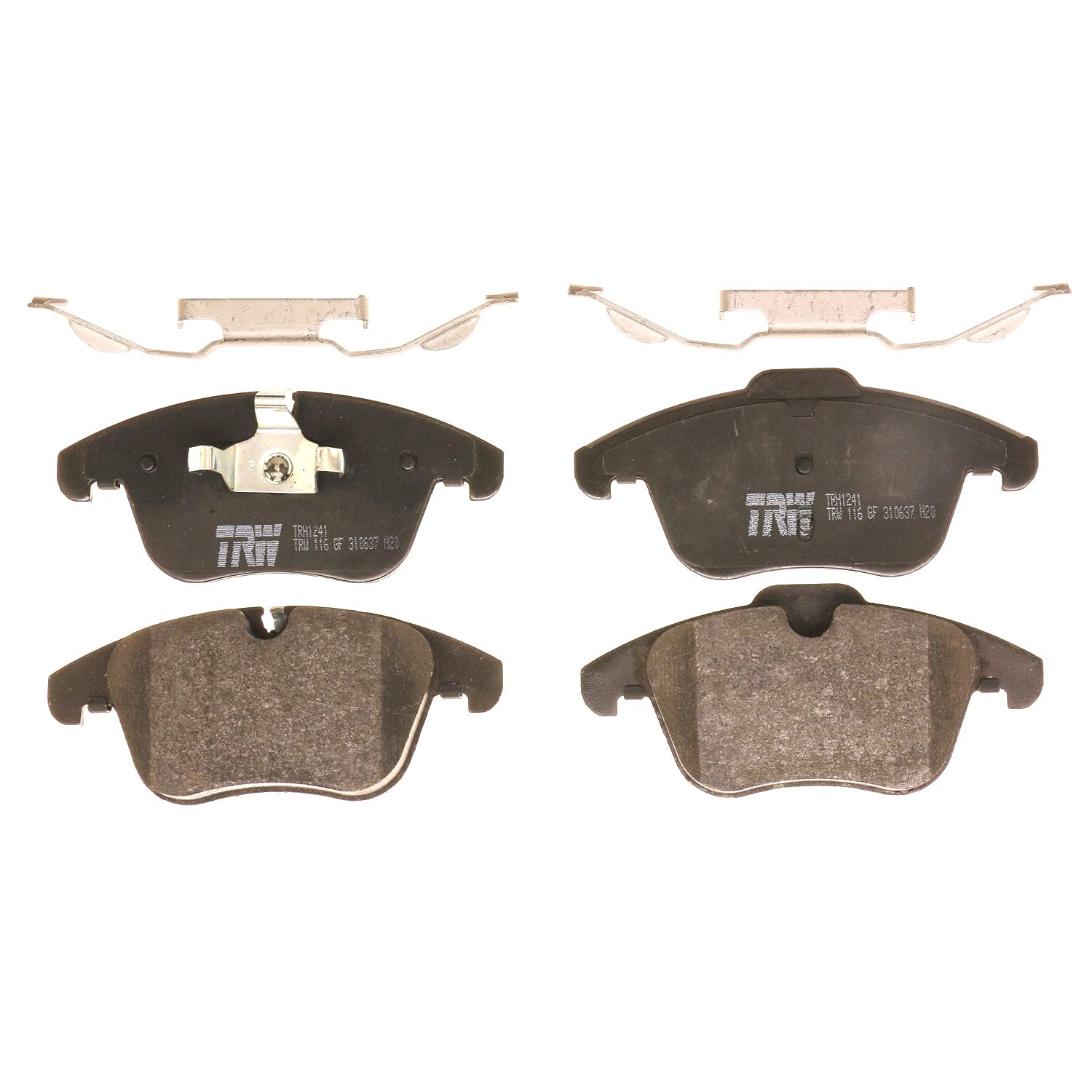 TRW Pro TRH1241 Disc Brake Pad Set For Jaguar XF 20092010, Front, And