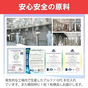 Amazon | αーGPCサプリメント30粒 1粒あたり500mgαGPC