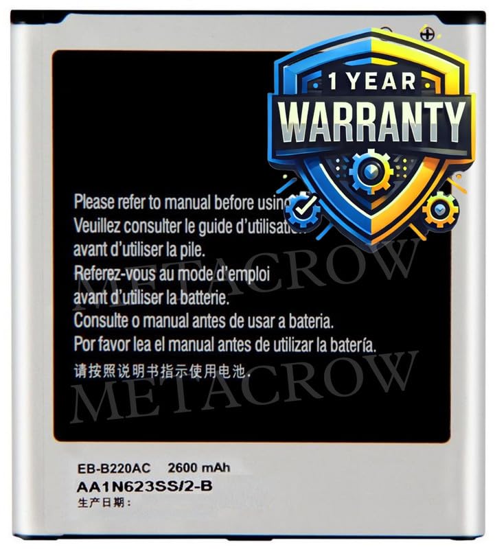 Image of Original EB-B220AC Battery Compatible for Samsung Galaxy Grand 2 - (2600mAh) - 1 Year Warranty JK1