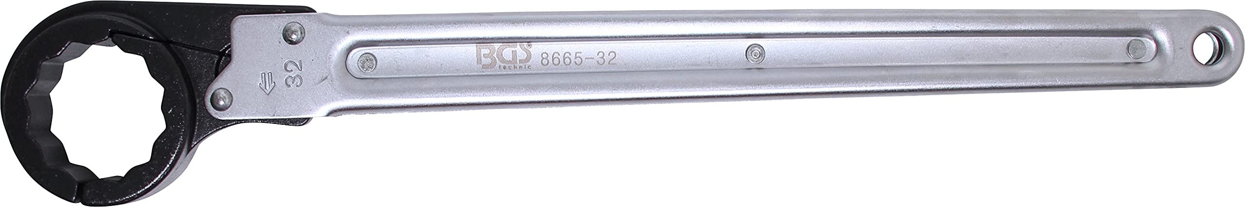 BGS 8665-32 | Llave de carraca de tubos | 32 mm