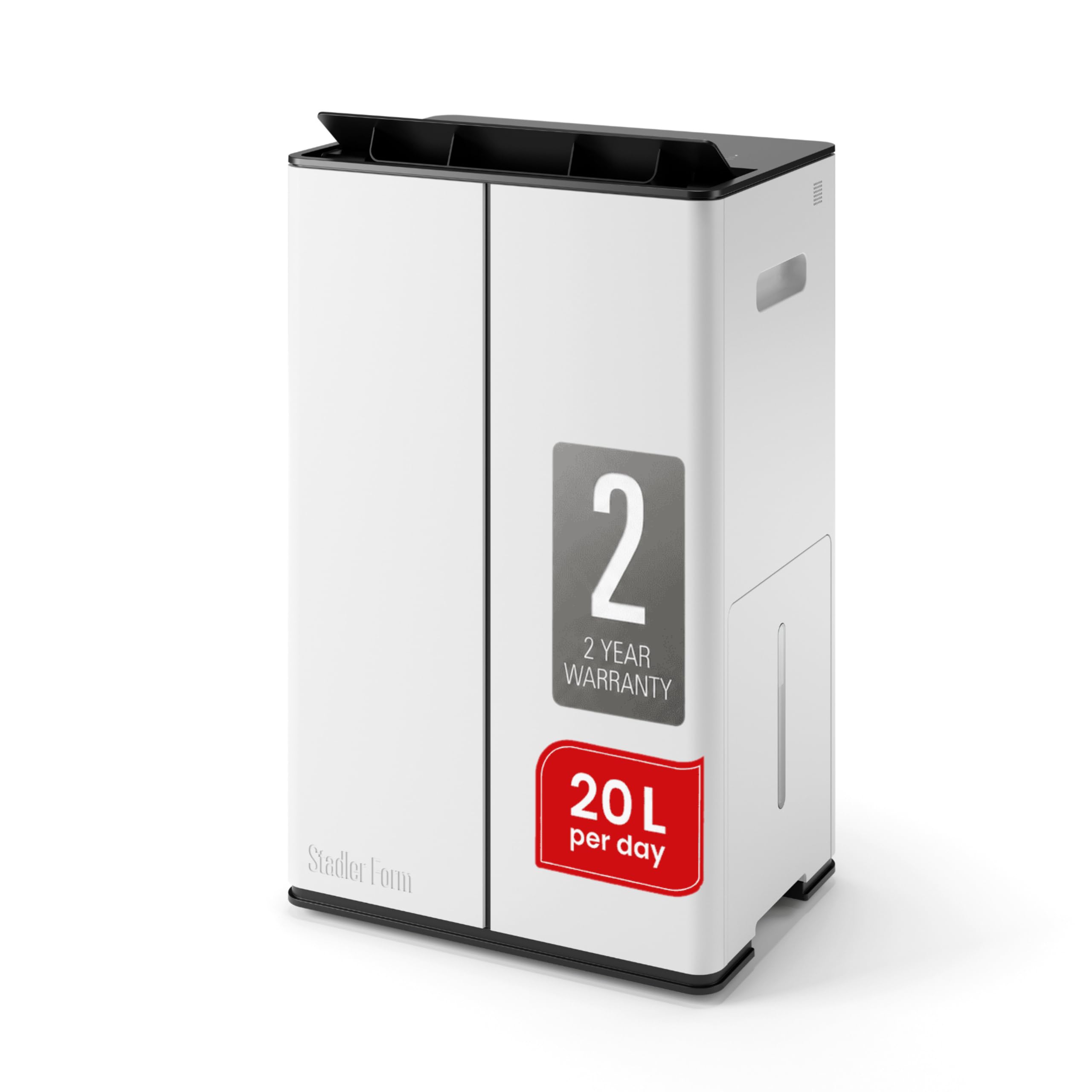 Stadler Form Lukas Smart Deumidificatore 20L con filtro HEPA per purificazione dell'aria opzionale, rimozione dell'umidità 24 ore, controllo app WiFi, modalità di asciugatura del bucato, grandi stanze