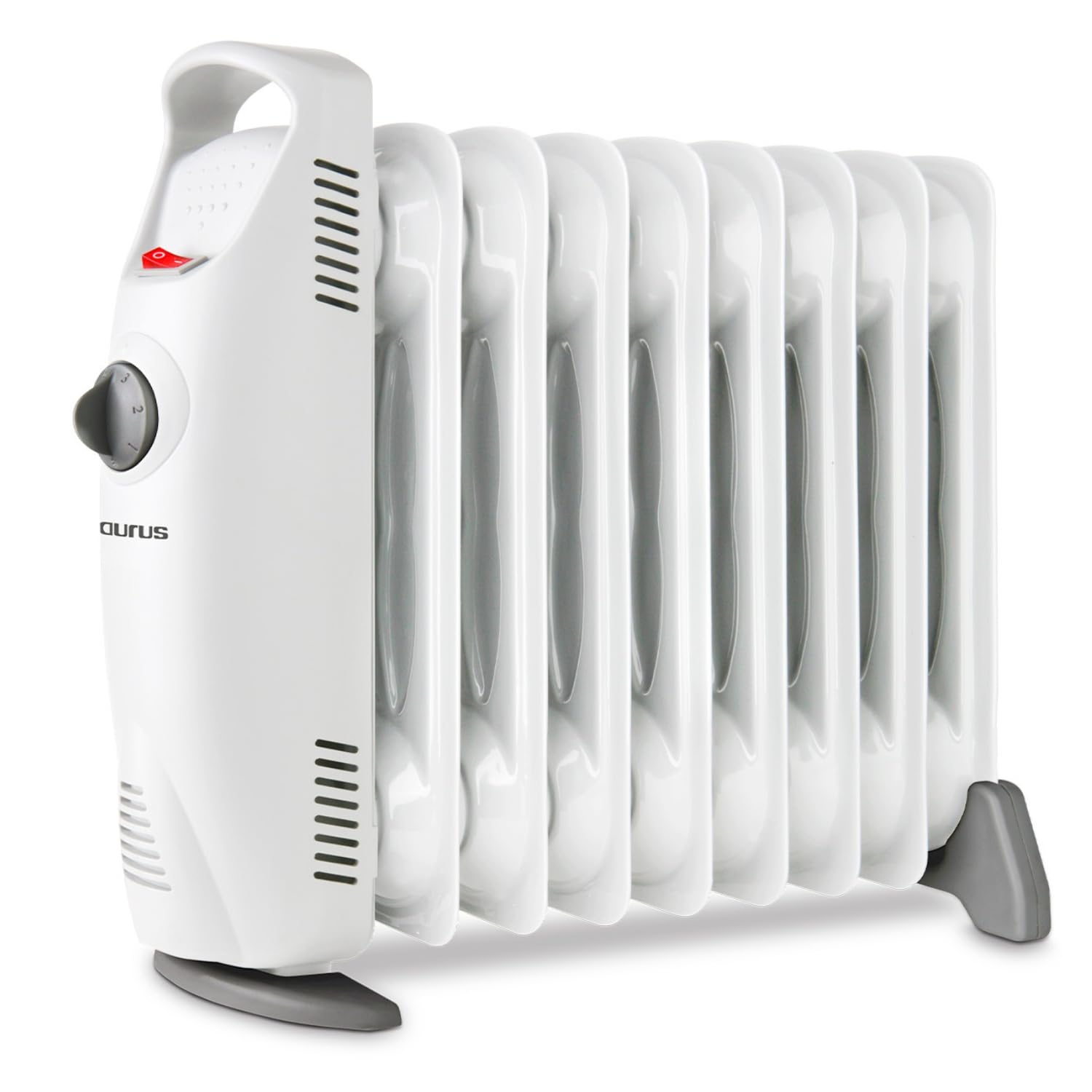 Taurus Masai 1000 Electric Radiator | 9 Elements | Very Compact | Adjustable Thermostat | 3 Heat Intensities | Overheating Protection | Thermal Tech | Total Disconnection