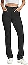 VIMPEP Women’s Stretchy Yoga Dress Pants High Rise Straight Leg with Pockets Casual Petite/Regular 1202