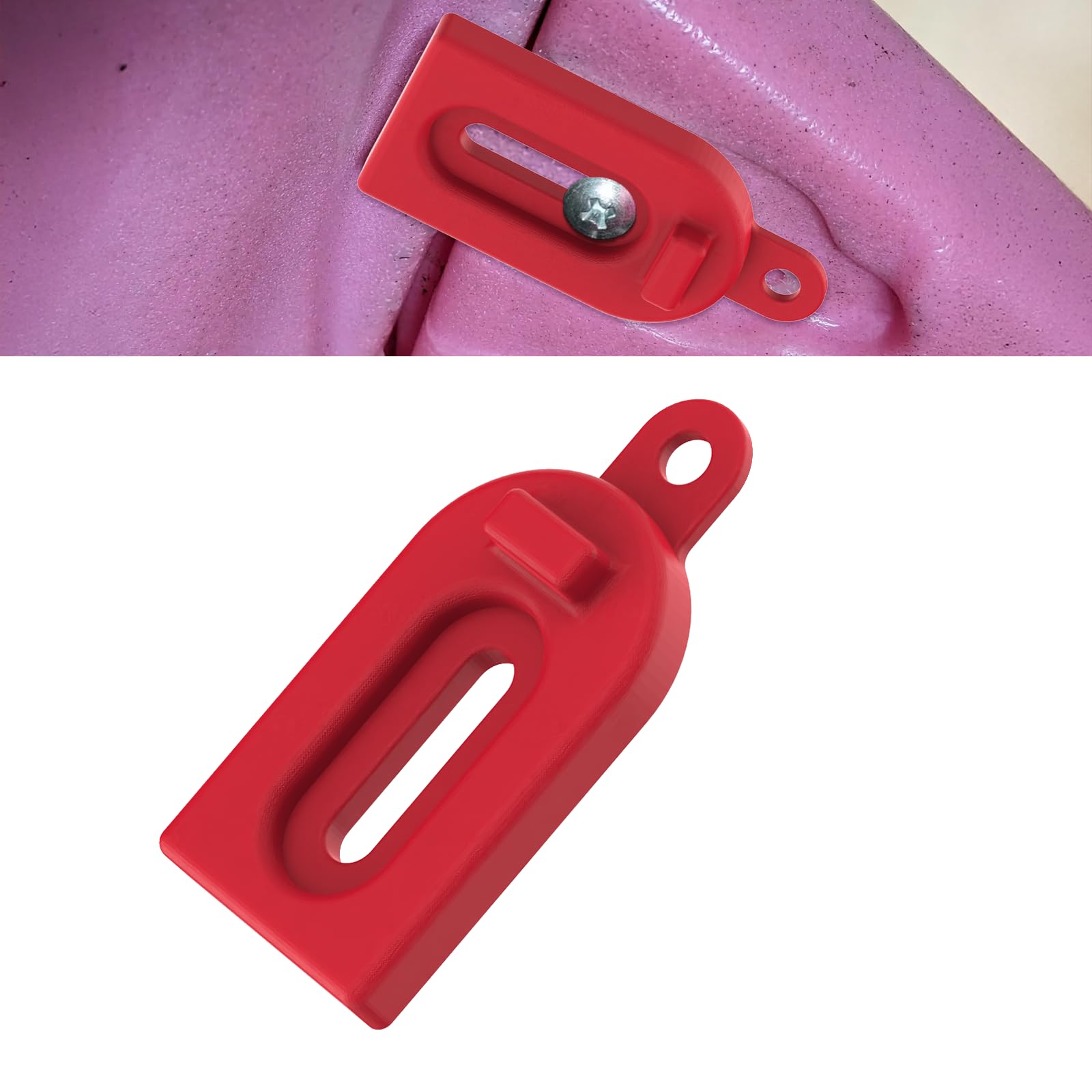 Door Latch Lock for Little Tikes Cozy Coupe & Trucks | Secure Lock to Prevent Doors from Opening (red)