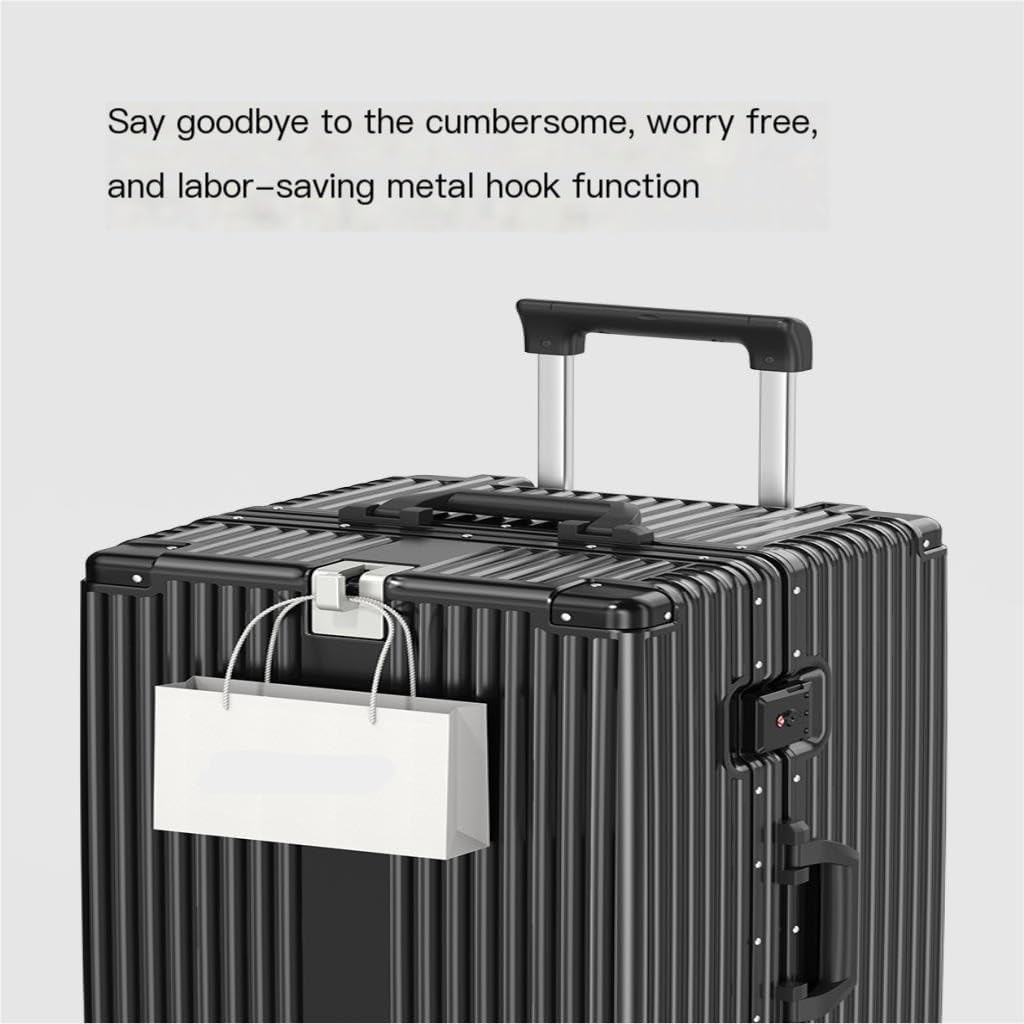 Luggage 32-inch Suitcase, Multi-functional Aluminum Frame Trolley Case, Strong And Durable Luggage Code Box 26-inch Suitcases With Wheels(C,32in)