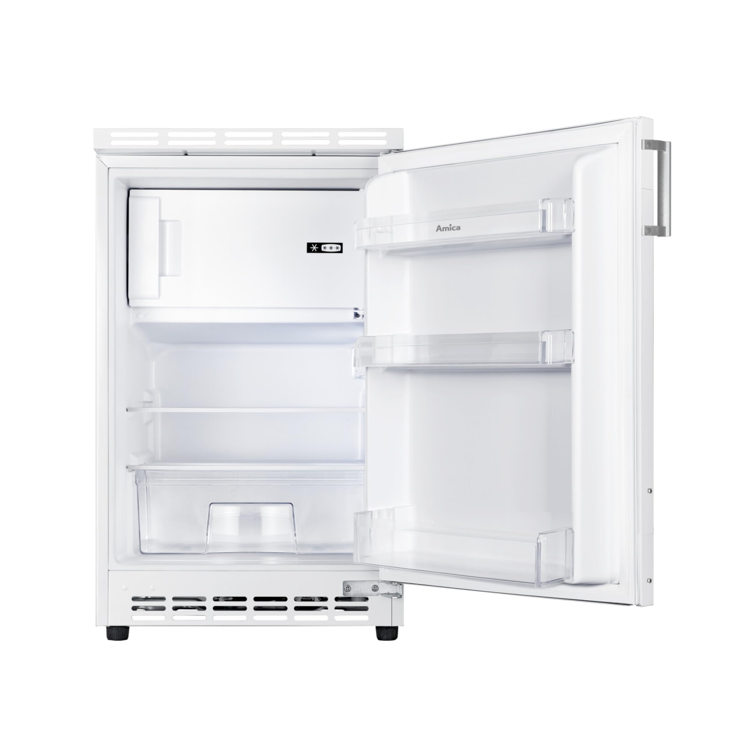 Amica UKSD 361 951 - Frigorifero da incasso decorativo, 815 mm, nicchia/controllo elettronico/motore inverter
