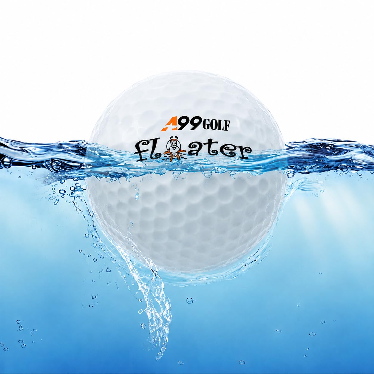 100 Stück Golf Floater Bälle Floating Ansatztrainer (mit Logo)