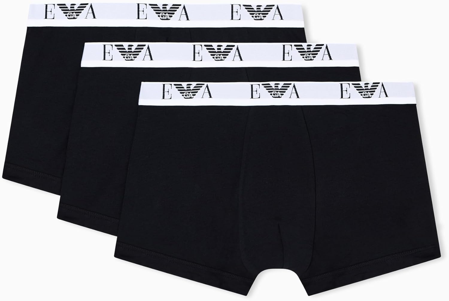 Emporio Armani Men's 3 Pack Bold Monogram Quadshorts