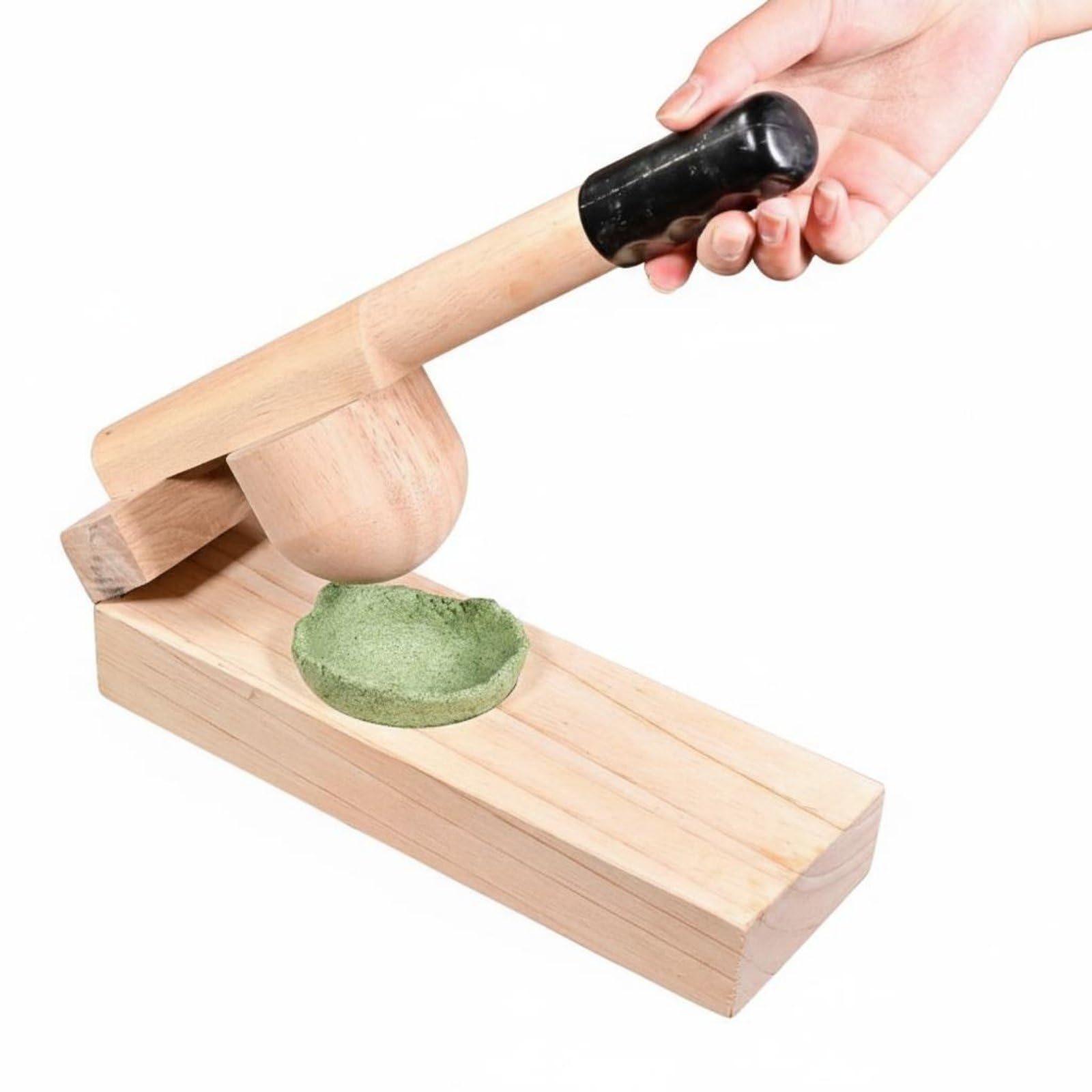 Multi-Purpose Wooden Dumpling Skin Press Easy to Use Manual Pastry Skin Press Time-Saving Wooden Dumpling Press Beginner-Friendly for Home Cooks, Qingming Guo Presser-image-29