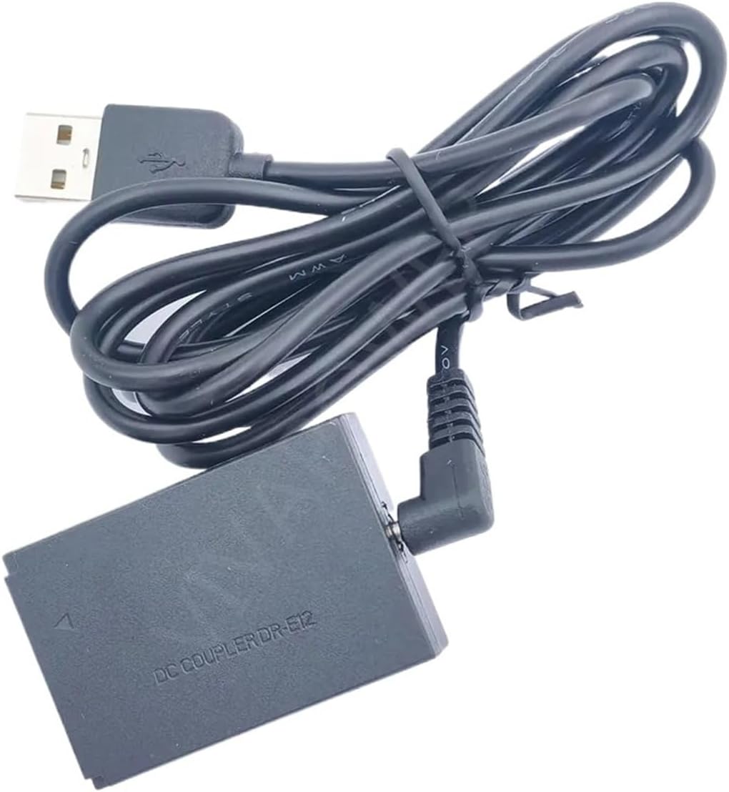 ACK-E12 DR-E12 DCコネクタ 5V USBデータケーブル(Normal Cable)