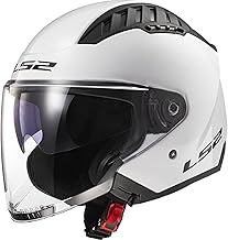LS2, casco jet moto Copter II gloss white, L