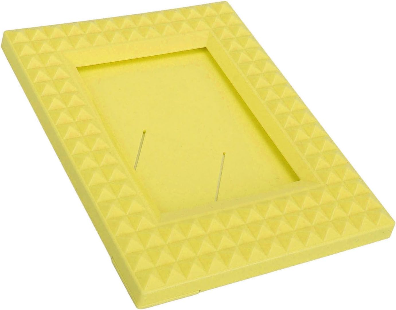 Mini Photo Frames C Atible with Mini, Cameras, Desktop Tabletop Plastic Instant 4.3x3.3in Picture Frames (Yellow)