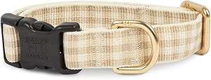 Harry Barker Farmhouse Check Dog Collar, Small