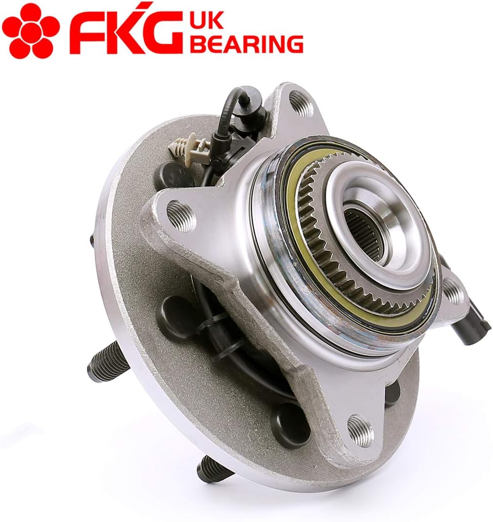 FKG 515046 Front Wheel Bearing Hub Assembly fit for 2004 2005 Ford F-150 (4WD, AWD, 4X4), 6 Lugs W/ABS