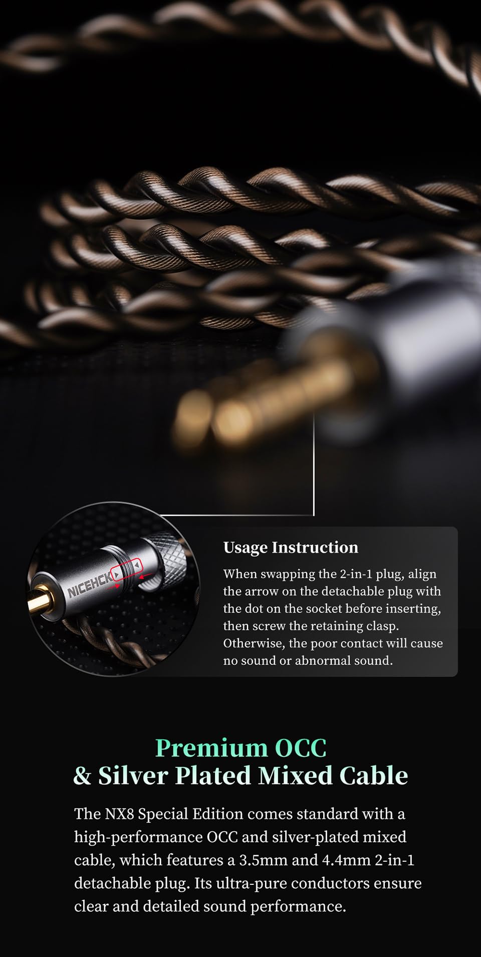 Amazon.com: NICEHCK NX8 Special Edition in Ear Monitor, 8 Drivers
