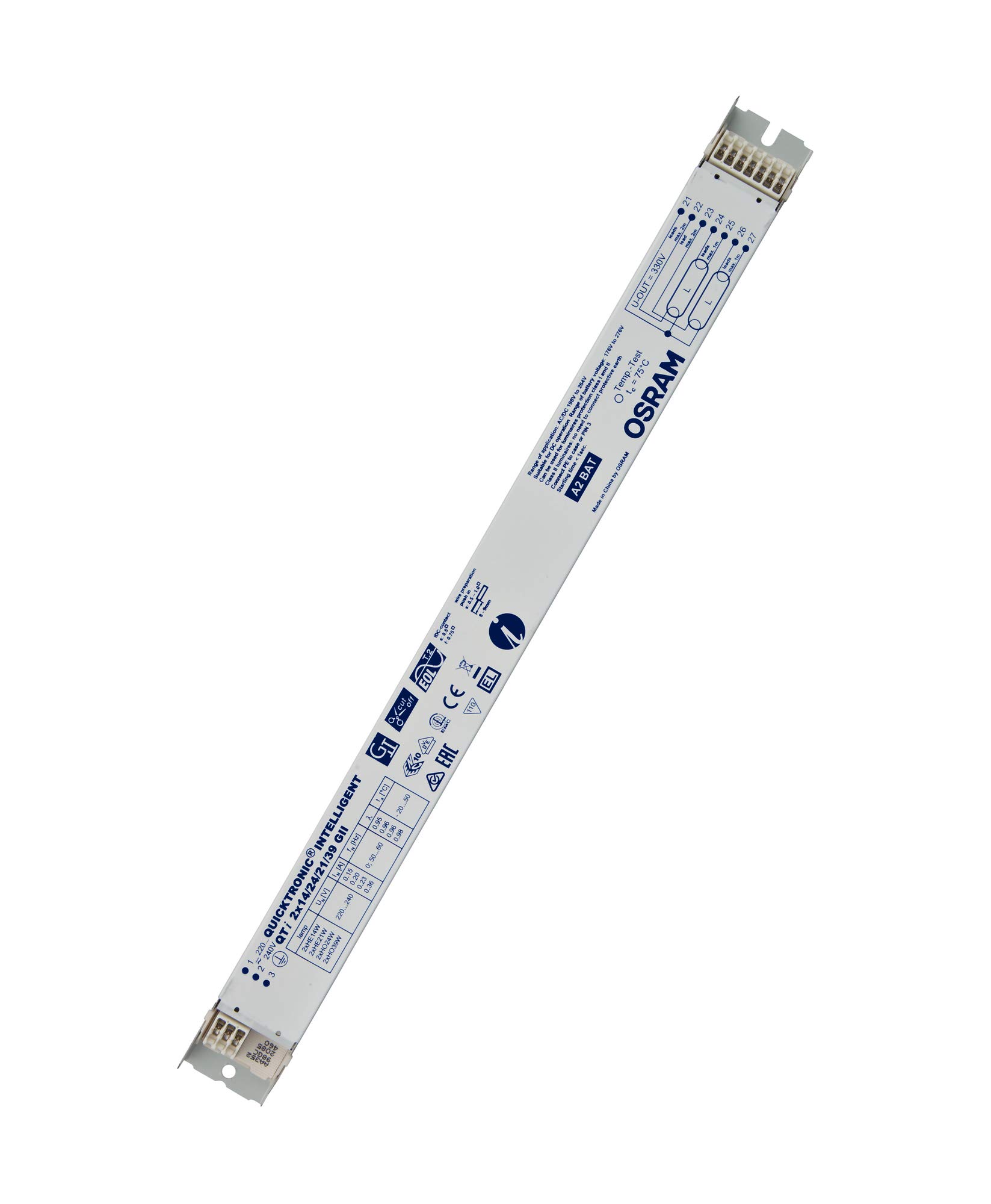Osram qti 2 x 14/21/24/39 GII spécial éclairage