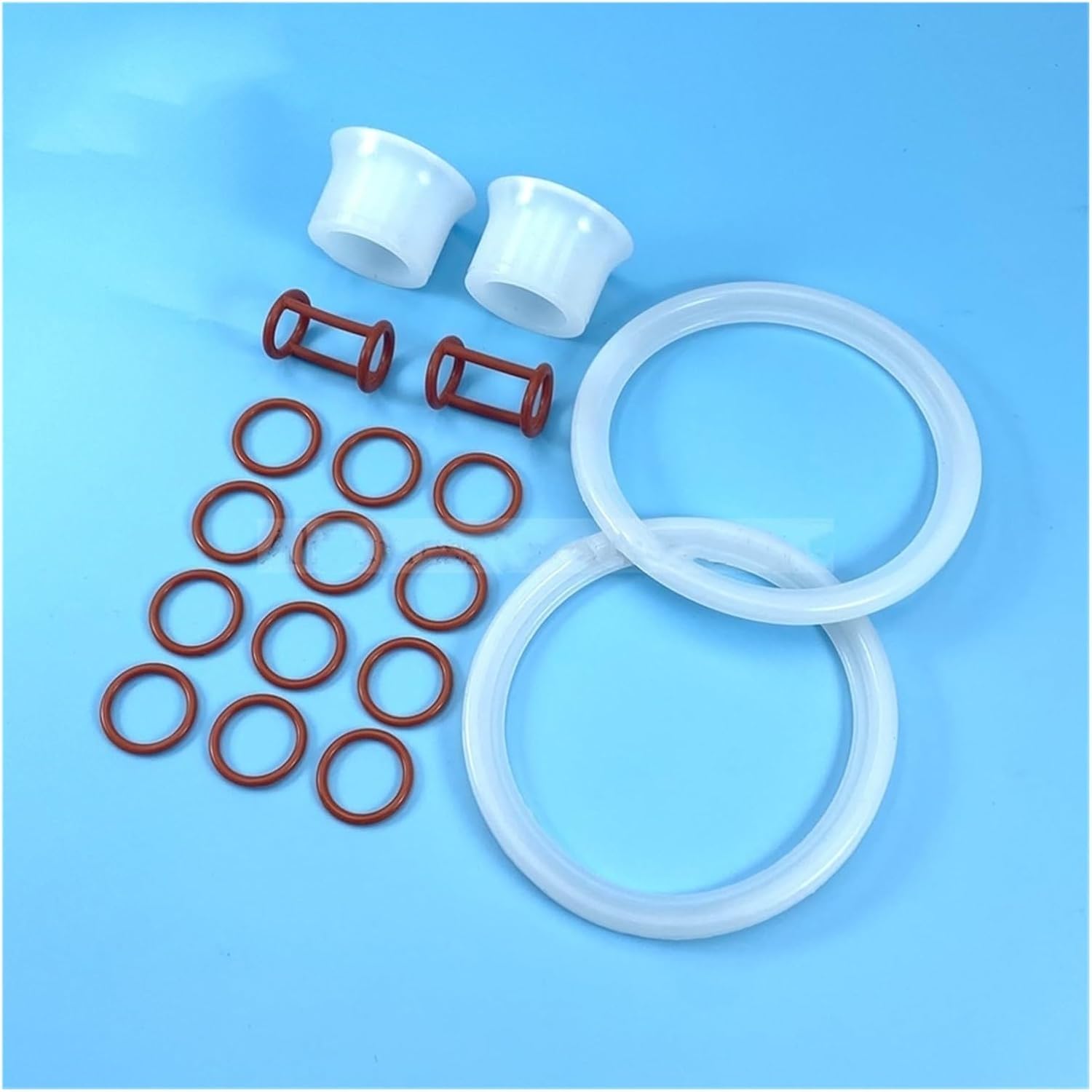 Kitchen Appliance Accessories A Bag Seal Rings Components Circle Gaskets 18 Pieces Accessories Spare Parts,Compatible for ZM Soft Ice Cream Machines Replacement Fittings