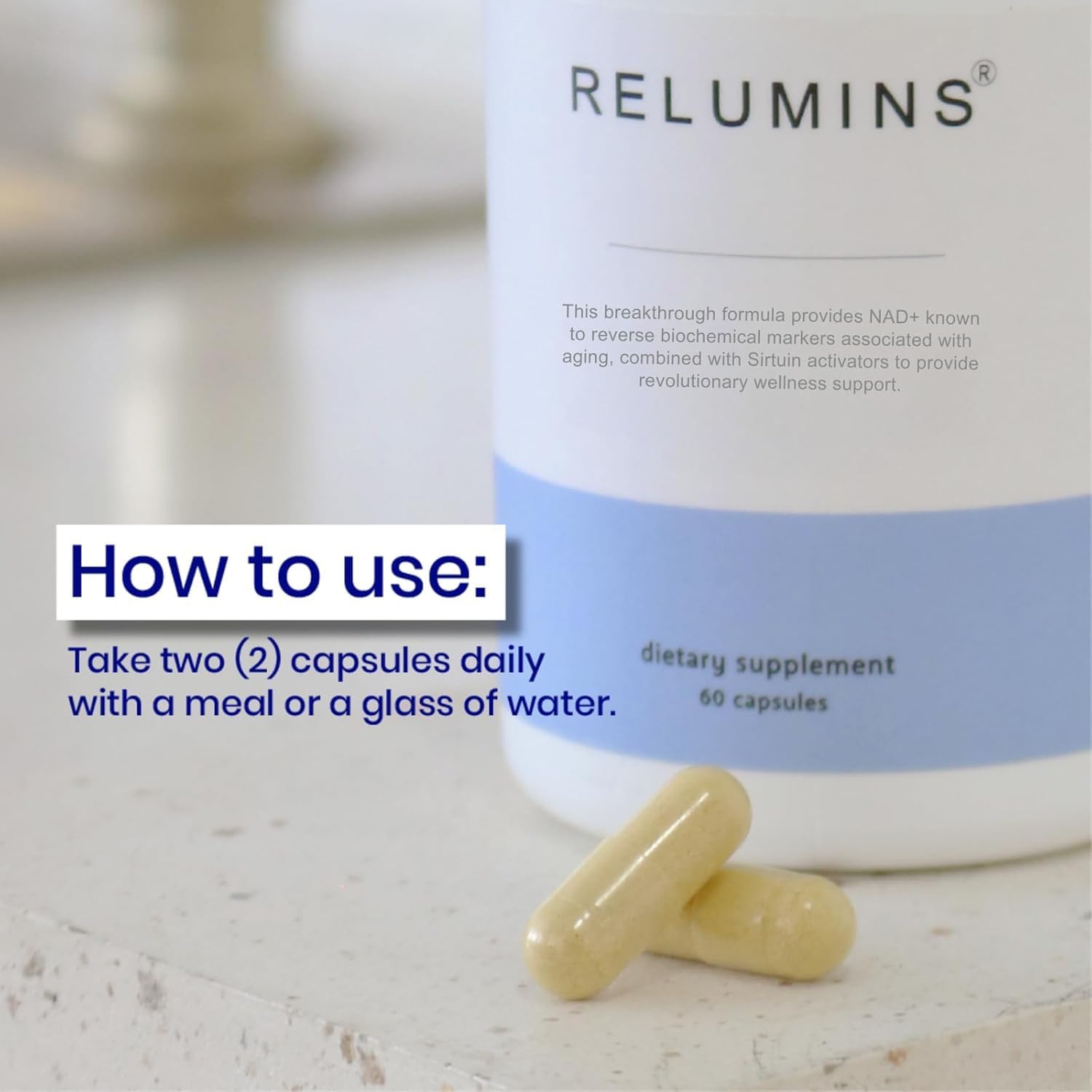 Relumins Cellular Renewal Duo – Advanced Cell Regenerator + Age Defense Complex – NAD+ & Energy Support with Resveratrol, CoQ10 & Glutathione – Two-Step Daily Wellness System