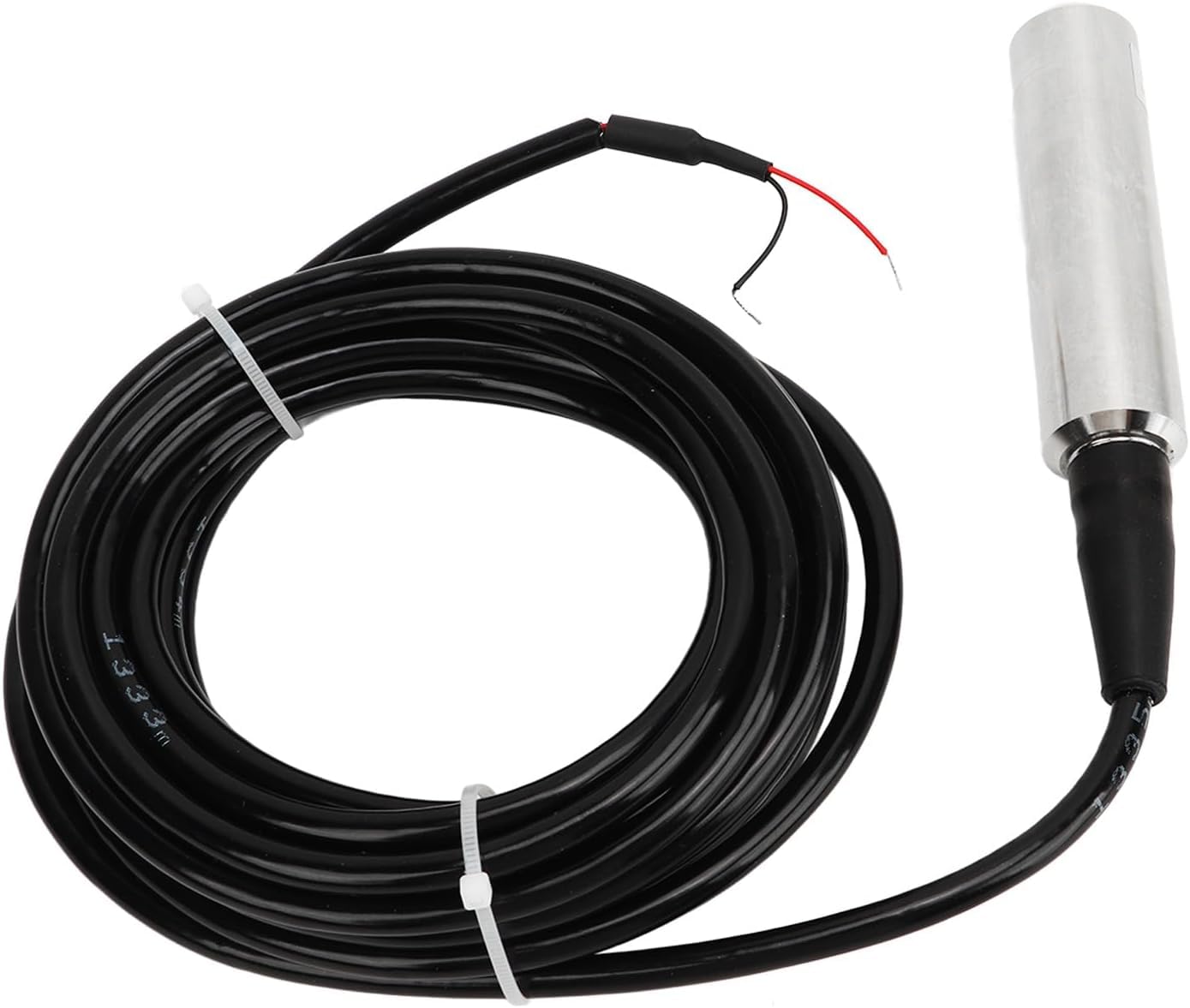 Sensor de detección líquido, nivel agua, IP68 Salida 4-20MA fluido 24 V CC Acero inoxidable 304 programable con cable 5 m for conexión alimentación(0 4 m Range)