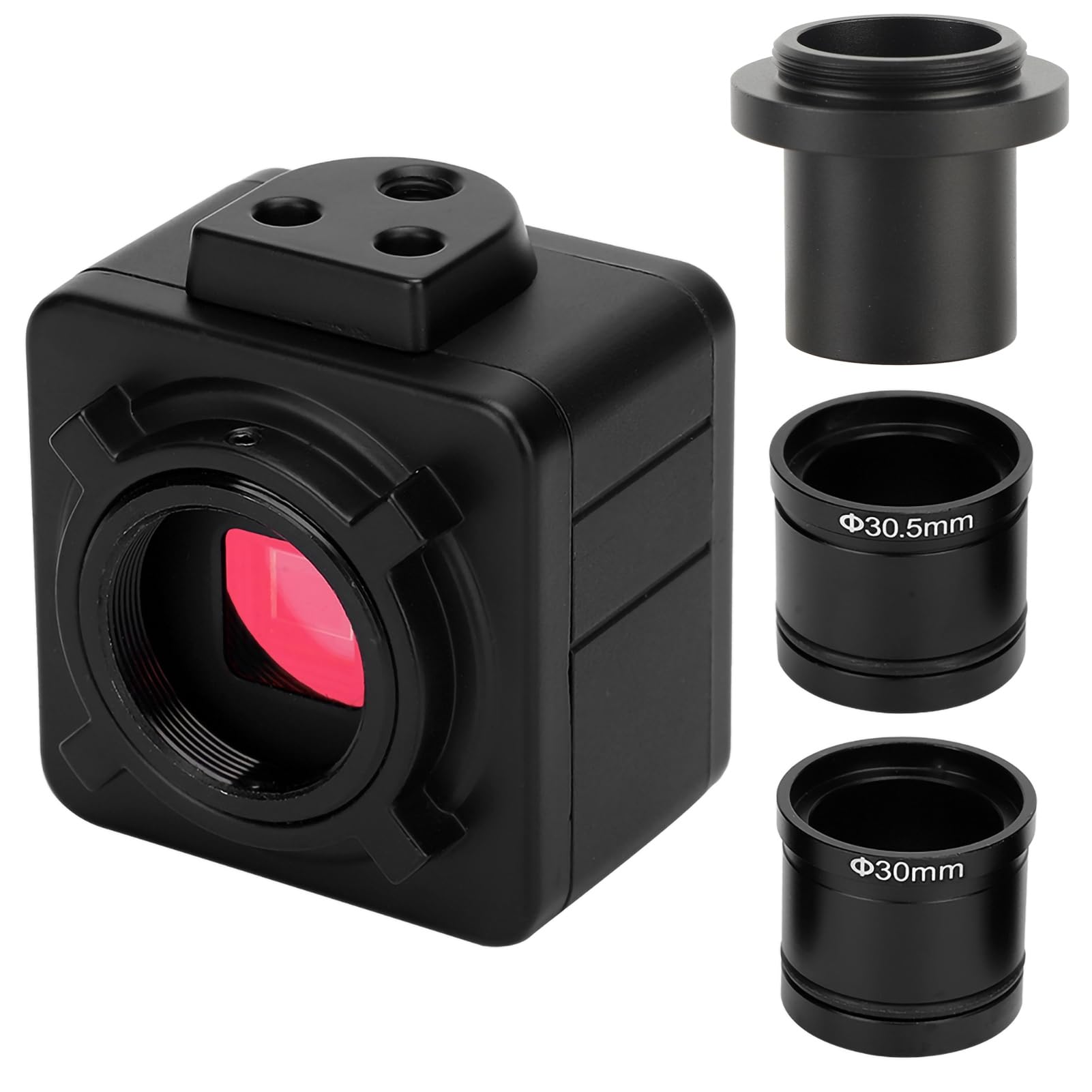 Cyfrowy elektroniczny aparat okularowy, kamera mikroskopowa USB HD CMOS z adapterem montażowym 5MP do mikroskopu przemysłowego