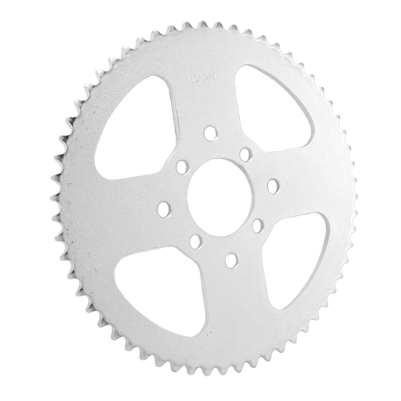 Generic Piñón de 60 Dientes para Go Karts ATV y Apto para Mini Dirt Bikes Piñón de Acero Duradero 60T 8 Orificios para Cadena 40 41 420