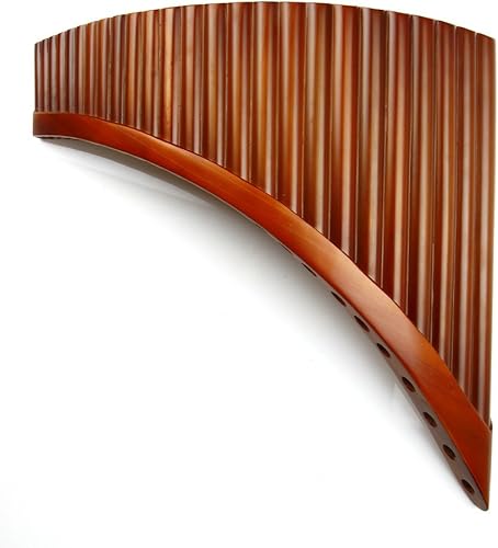 25 Tubos C Key Pan Flauta Chino Tradicional Instrumento Musical Pan Tubos Fácil de Aprender en la Mano Izquierda