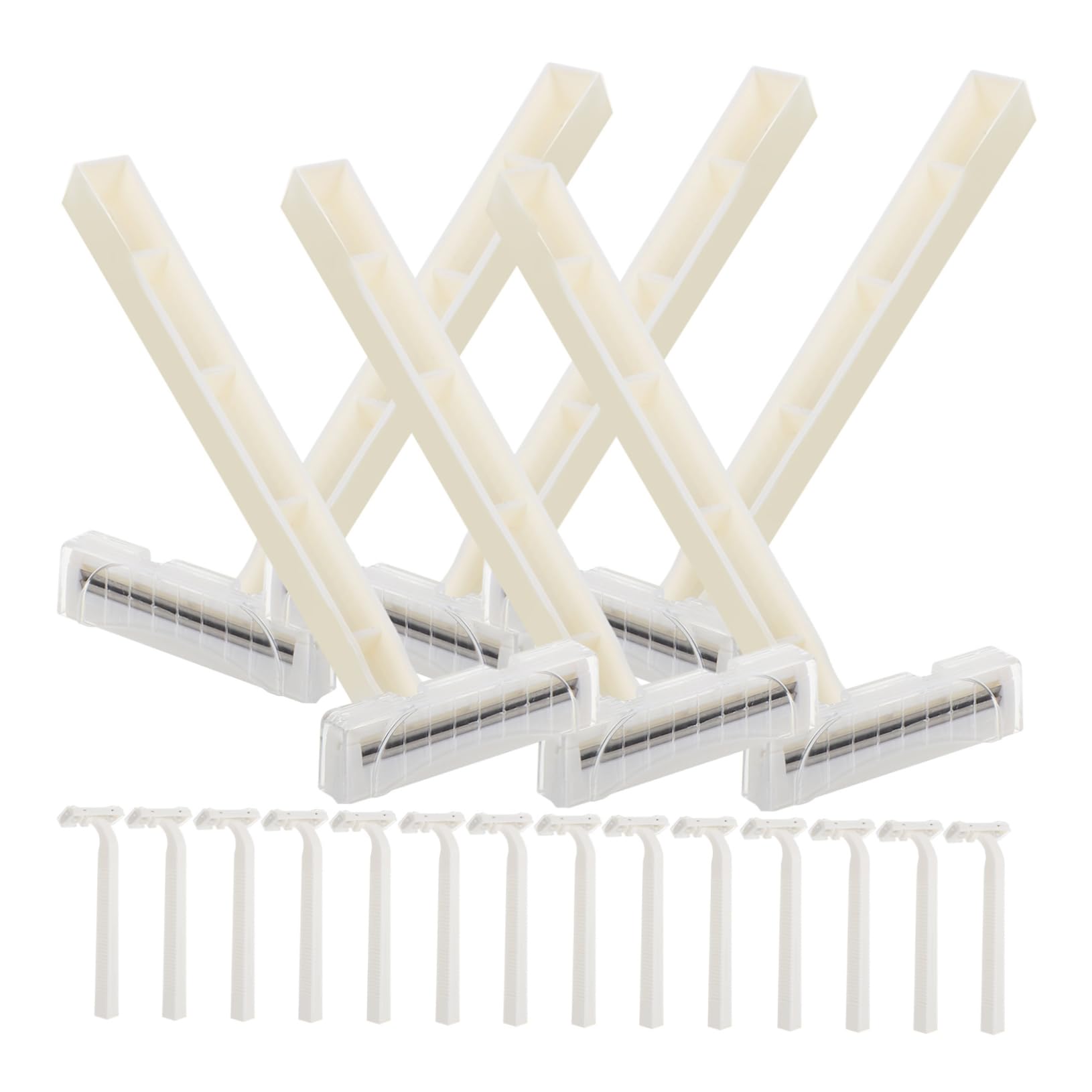 BIUDECO 20pcs Men's Disposable Razor Hair Trimmer for Arm Body Shaver Ladies Razor Hair Removal Tool Hotel Travel Grooming Kit
