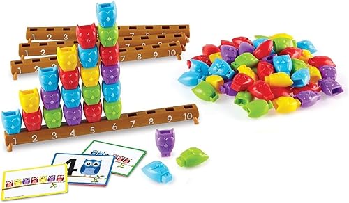Miniatura 2 de Learning Resources 1-10 Juego de clases de conteo de búhos, conteo, clasificación e identificación de color