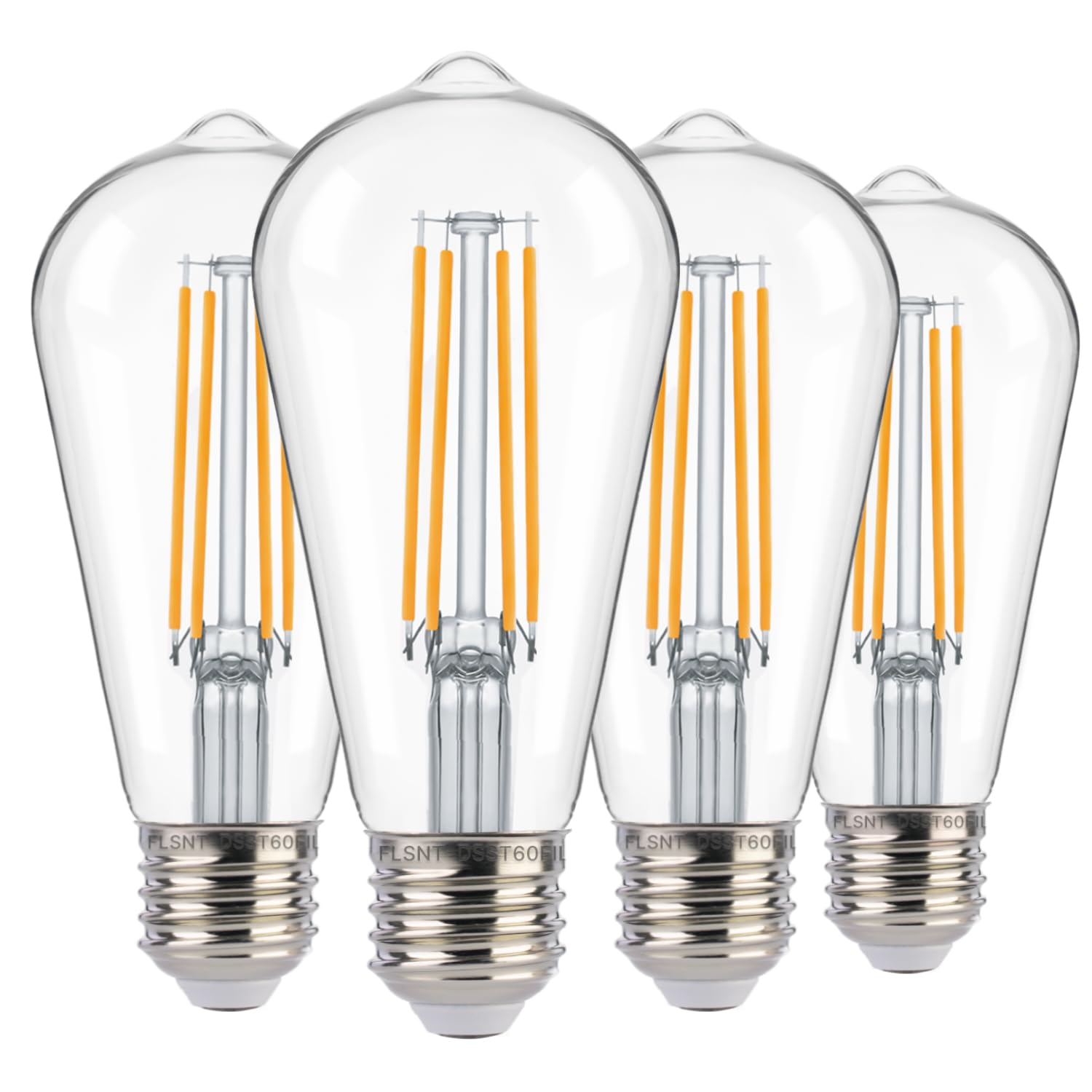 FLSNT Dusk to Dawn Outdoor Sensor ST19 LED Light Bulb, 7W (60W Eqv