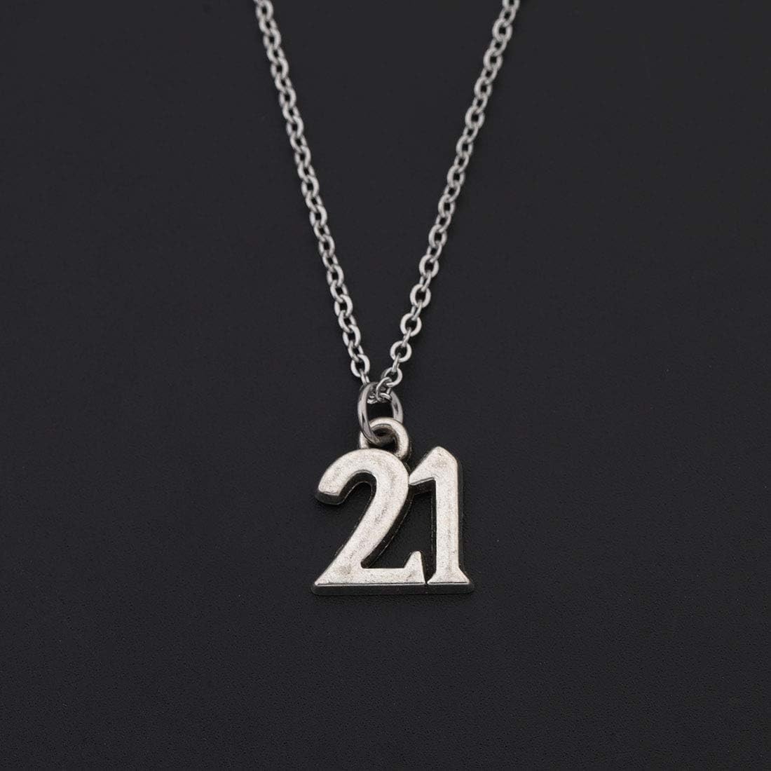 CHOORO Birthday Gifts for Her Birthday Necklace Number Necklace for Birthday 13th 16th 21st Gift (21st necklace) - Image 3