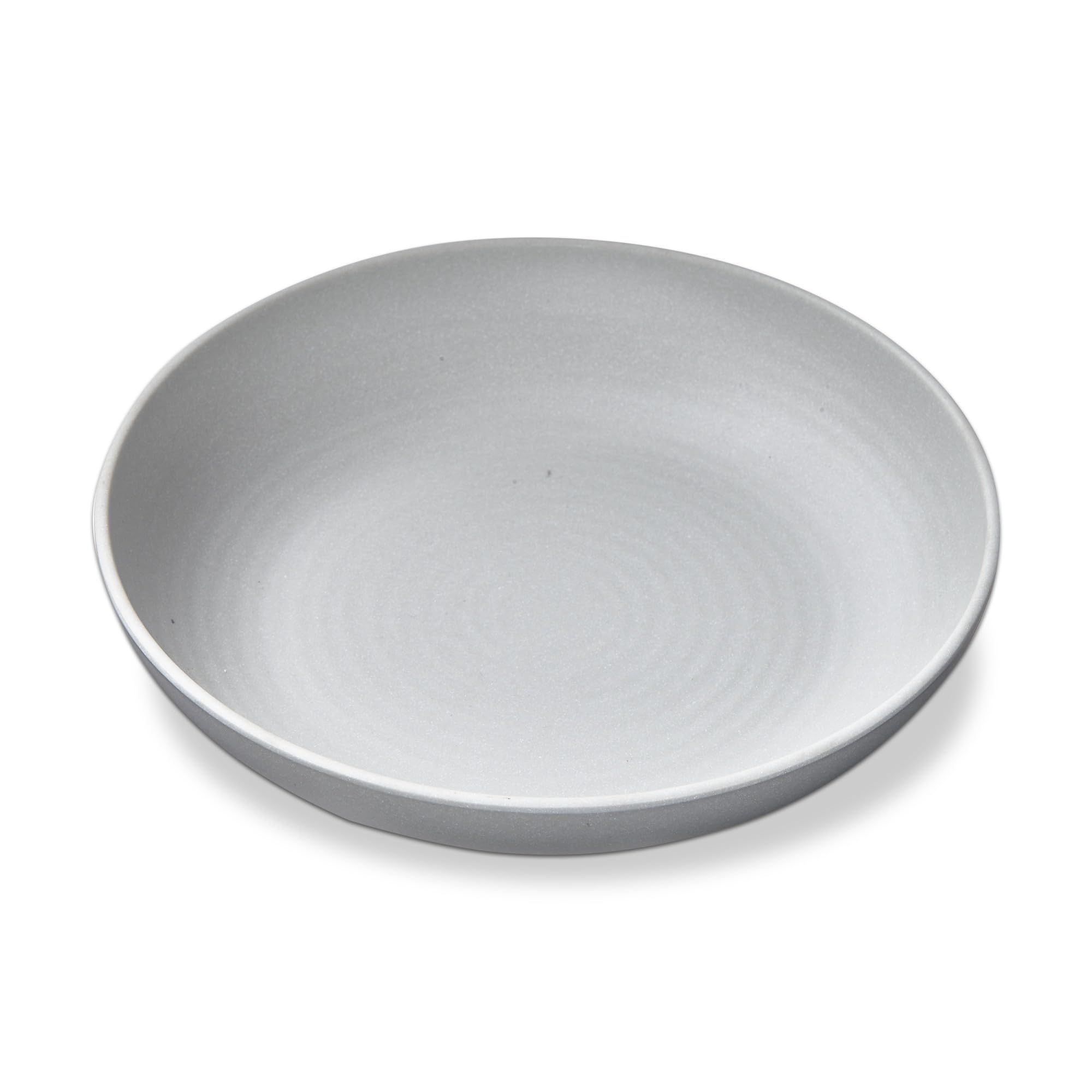TAG Light Gray Brooklyn Melamine Plastic Dinning Butter/Bread Plate Dishwasher Safe Indoor/Outdoor 9.5x9.5 inch Gray