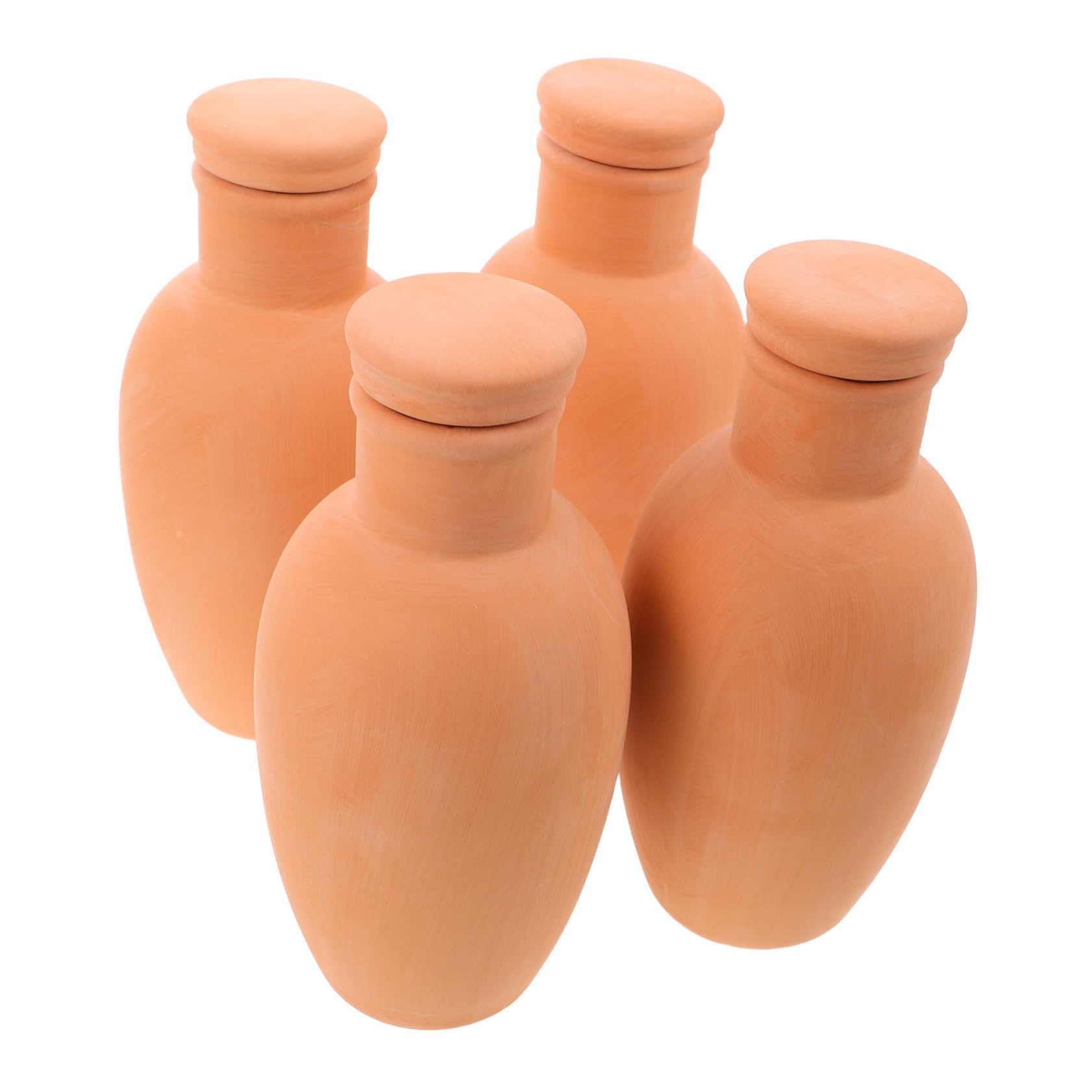 4pièces Arrosage Automatique Terre Cuite pour Plantes Intérieur Et Extérieur Dispositif Arrosage sans Effort avec Libération Précise Eau
