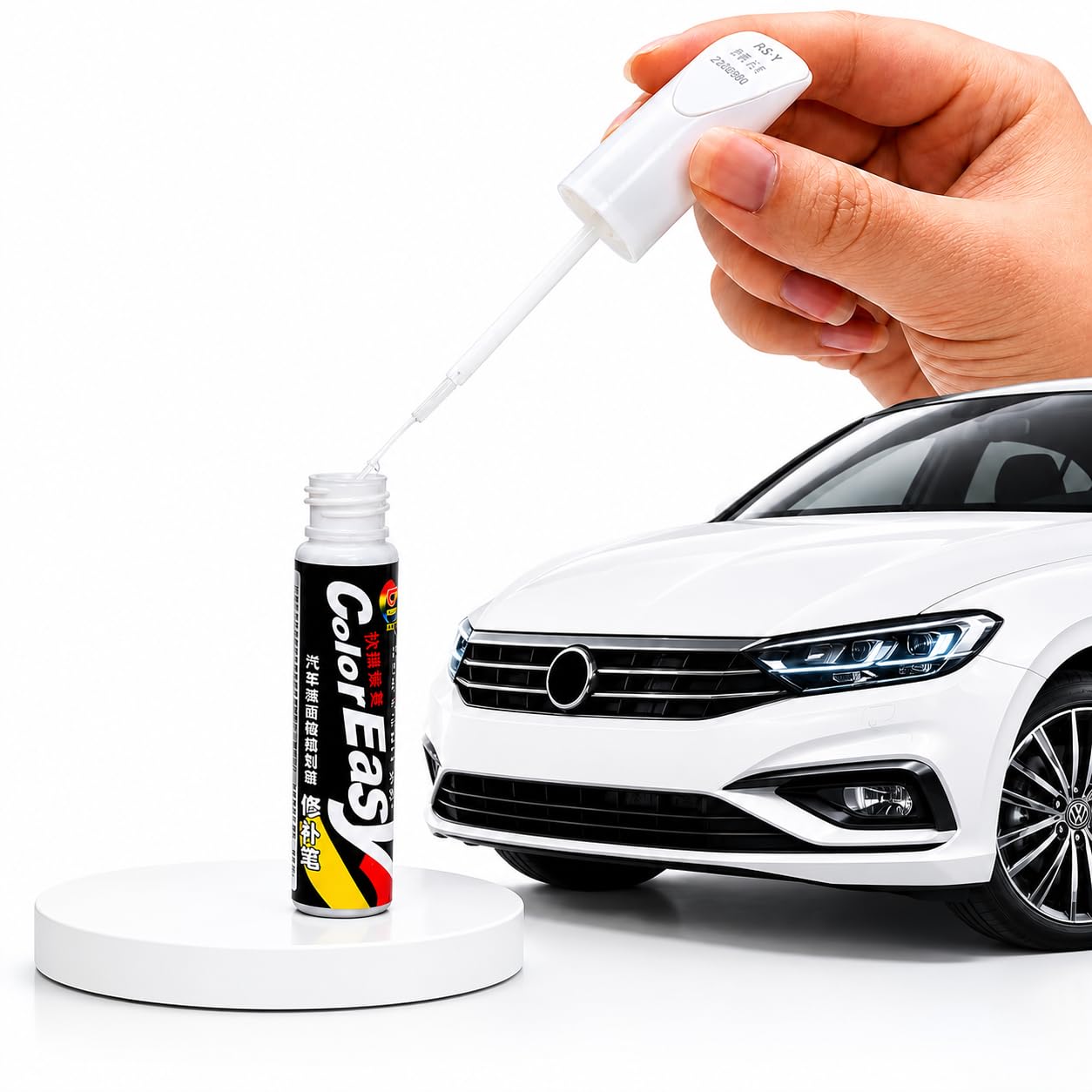 Car Scratch Remover Touch Up Paint Pen Automotive Car Paint Pen Scratch Repair for Deep Scratches Special-Purpose (Classic-White)-image-6