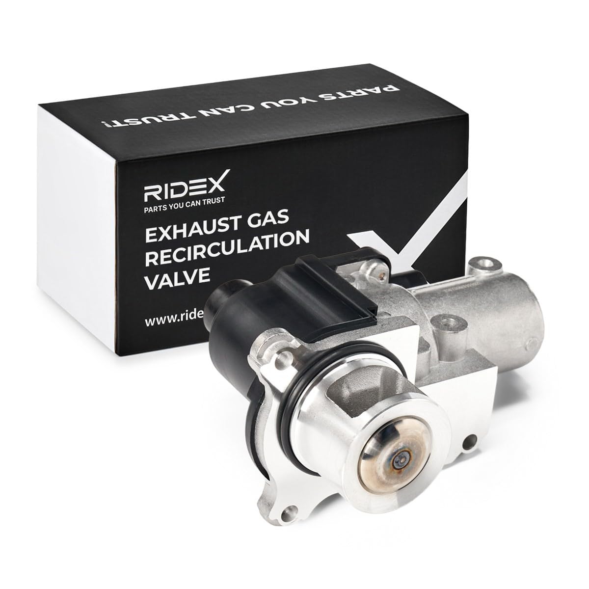Zawór EGR RIDEX 1145E0057 Kompatybilny z VW Golf 5 Variant 1K5 Caddy III Van 2KA, 2KH, 2CA, 2CH Eos 1F7, 1F8 Passat Sedan 3C2 Jetta Mk5 1K