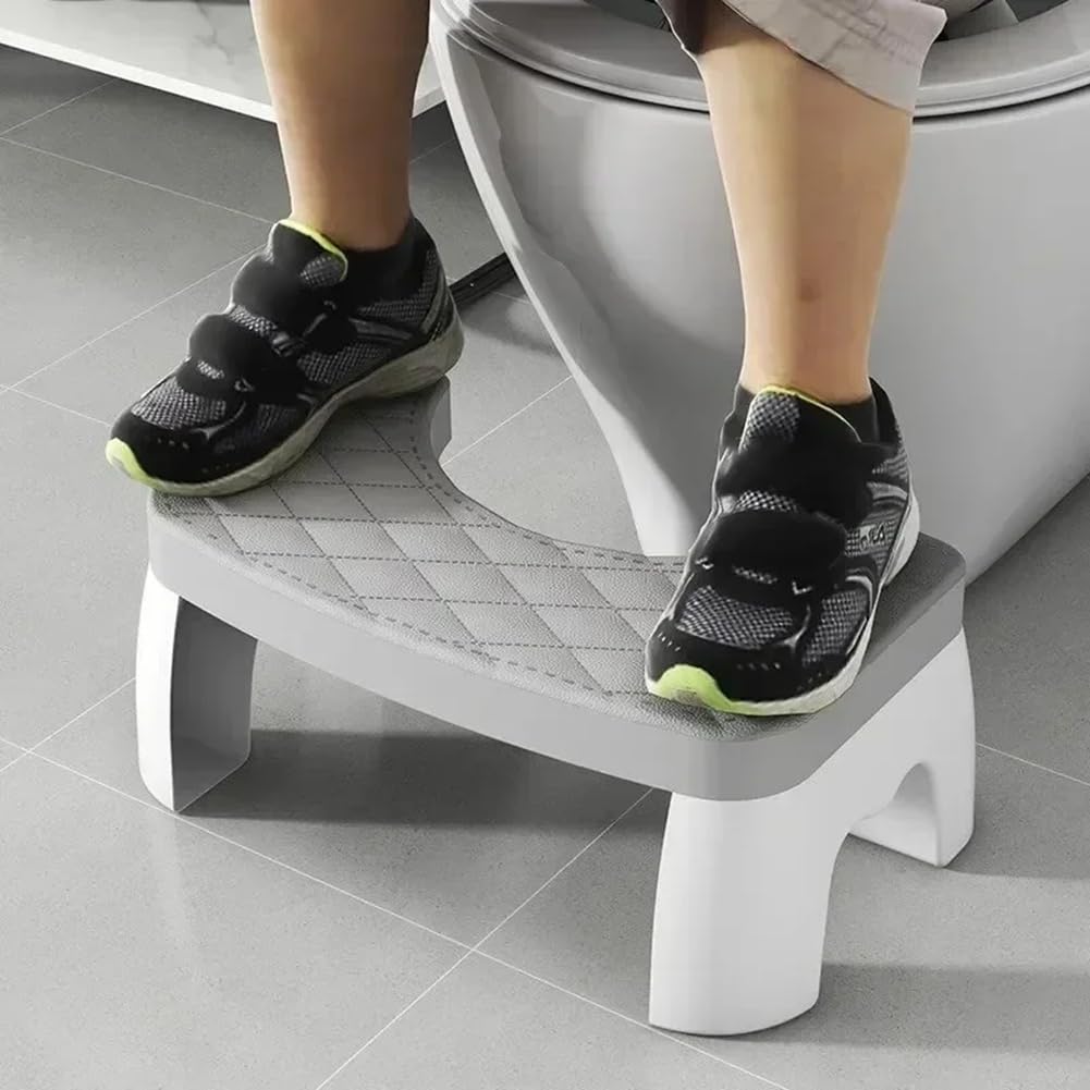 Sgabello WC per adulti, accessorio da bagno, rimovibile e antiscivolo