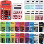 26 Pack Pocket Calculator Small Battery Powered Basic Calculator Bulk Mini Size 4 Function Hand Held Calculator for Students Kids School Home Office in