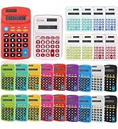 26 Pack Mini Size 4 Function Hand Held Basic Calculator for Students Kids School Home Office