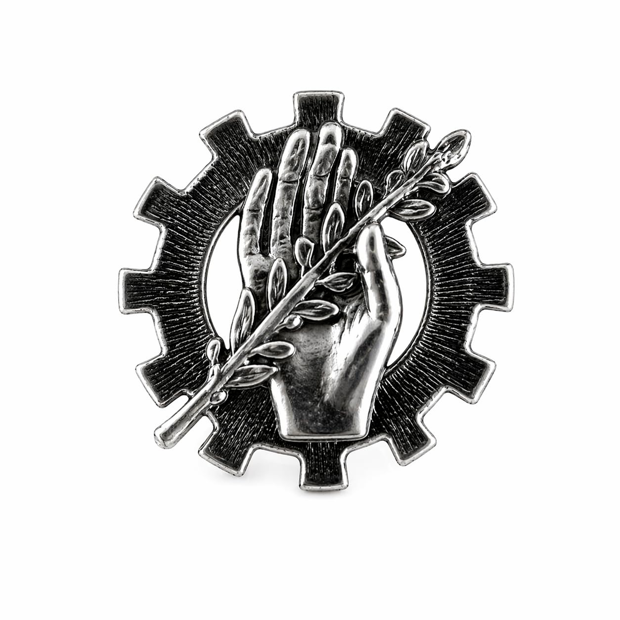 Insignia Profesional de Asistente Social Pin para Hombre Mujer en Plata 925 con Caja para Regalo