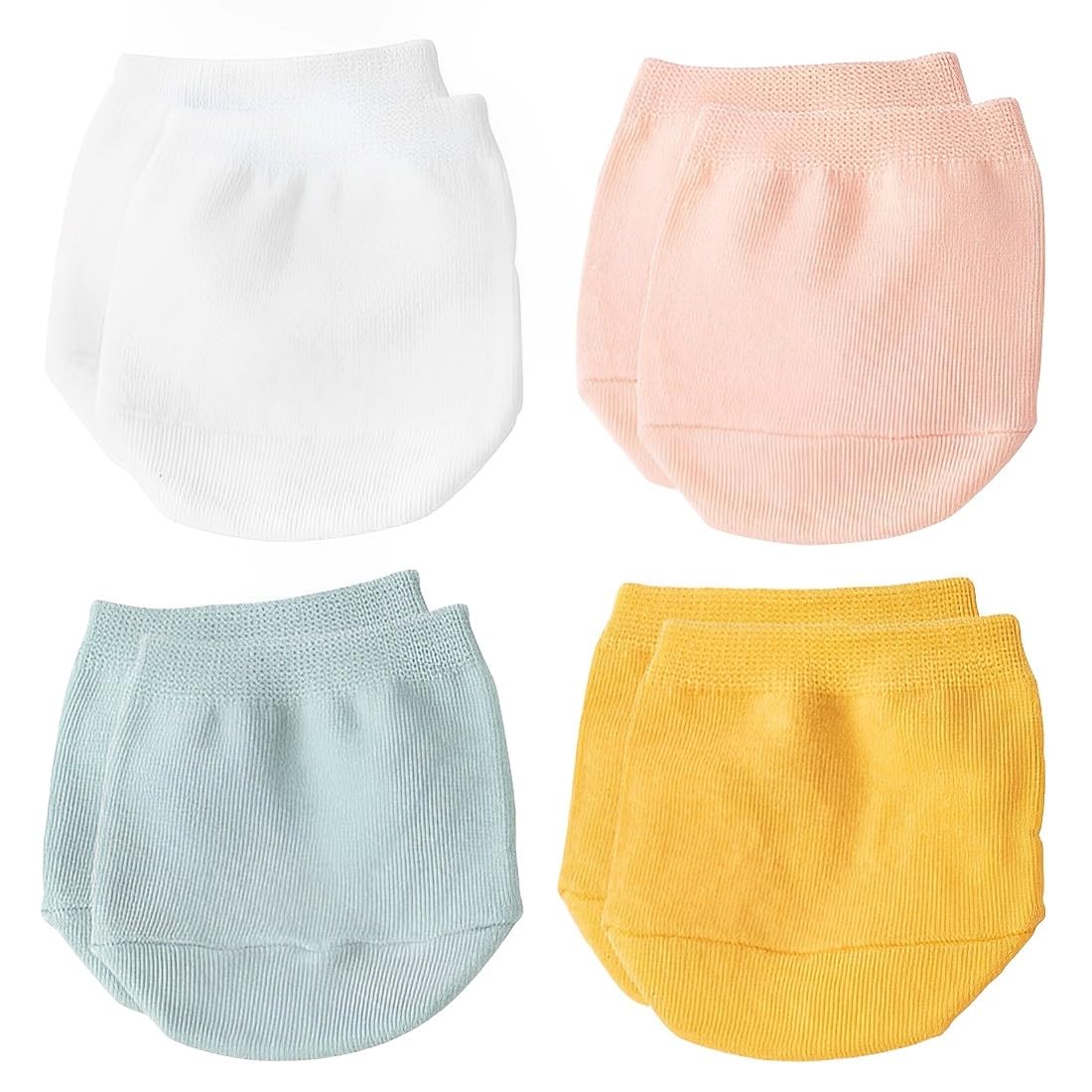 Chaussettes Invisibles Pour Femme - Lot De 6 Paires - Mi-bas Avec Points Antidérapants Silicone - Taille 34-42