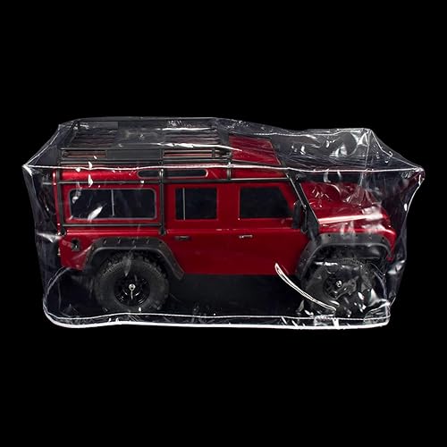 Cubierta transparente de PVC para coche, organizador de almacenamiento para 110 Rock Crawler TRX4 Defender SCX10 III VS4 10 Element Enduro TF2 disponible en Yaxa Peru