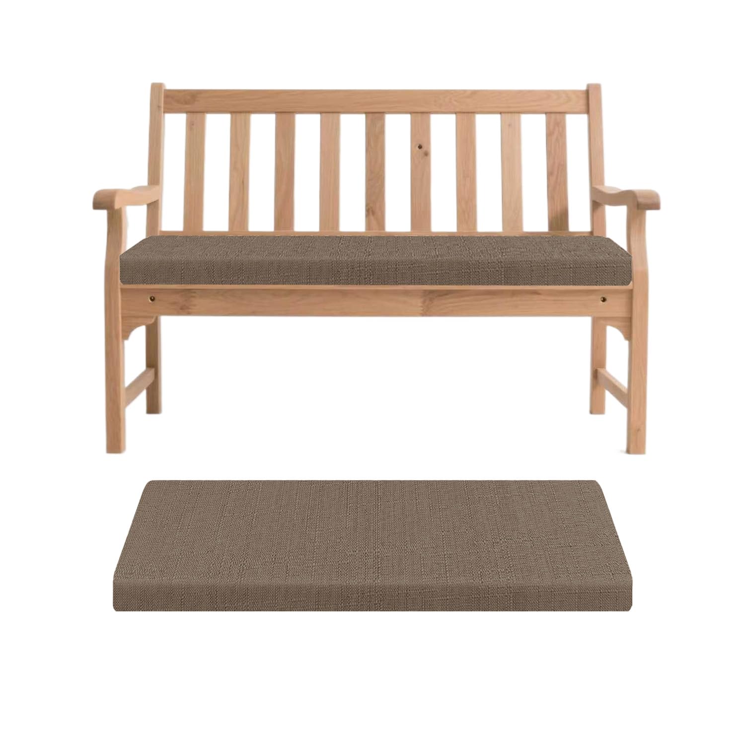 Holomaalahi cushion pads 190x55x5cm with Removable Cover for Sofa Bay Window Swing Seat Long Chair